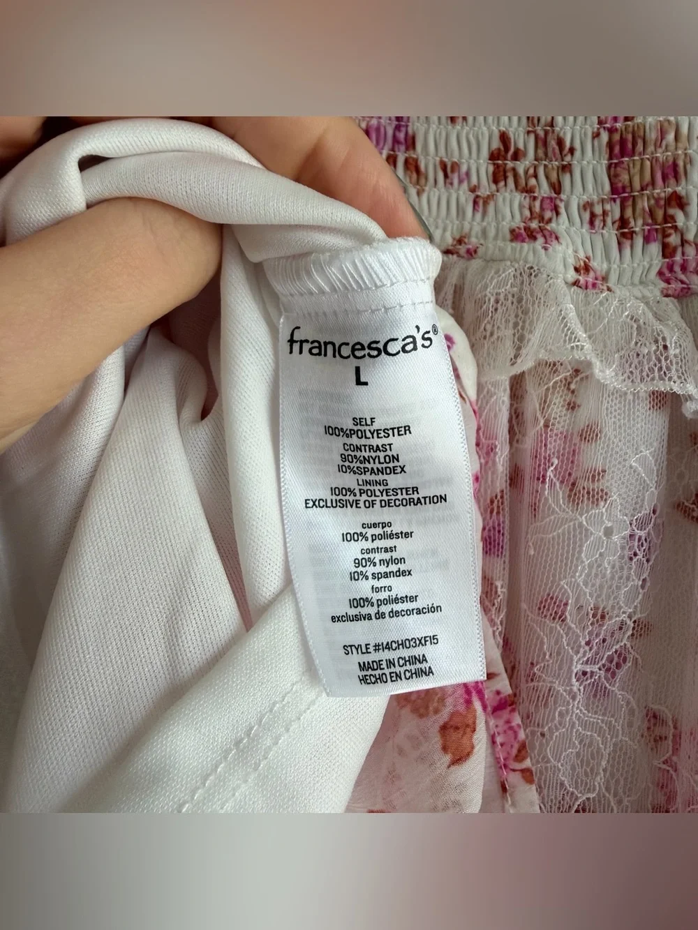 Francescas Collections item 	•	no